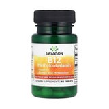 Vitamin B12 Methylcobalamin 2500mcg 60 tablete Swanson